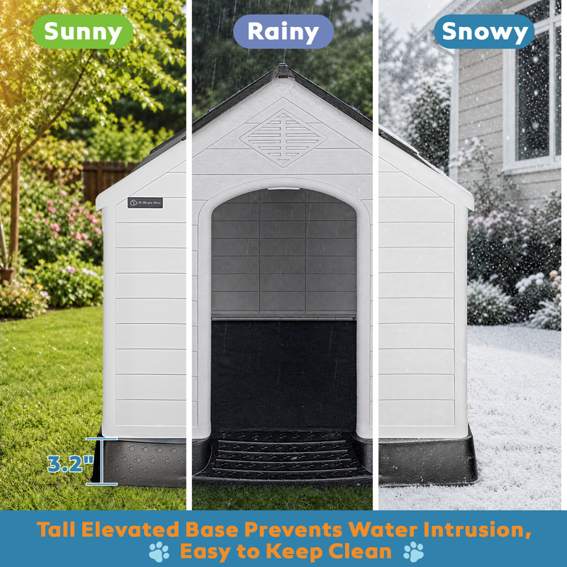 Tucker Murphy Pet™ Aunyae Plastic Dog House & Reviews | Wayfair